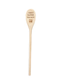 I Wonder If Bourbon Thinks About Me Wooden Spoon