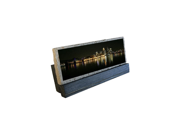 Louisville Night Skyline Brick Art