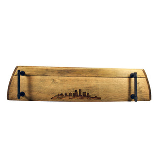 Louisville Skyline Bourbon Barrel Tray