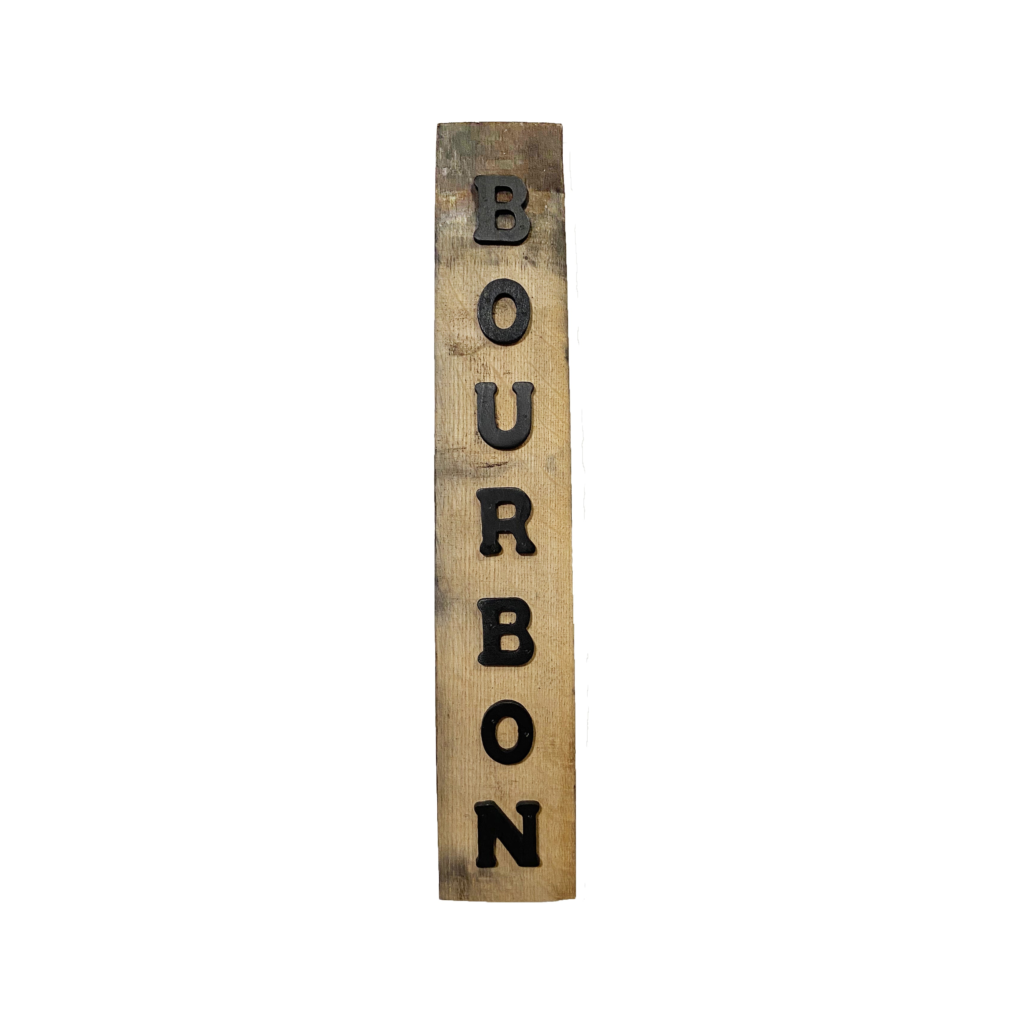 Reclaimed Bourbon Barrel Stave Sign | Layne Wilson