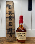 Cheers Barrel Stave Sign