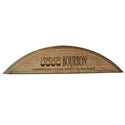 I Cook with Bourbon Barrel Head Shelf Sitter Sign