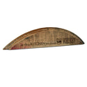In This Kitchen We Drink Whiskey Barrel Head Shelf Sitter Sign