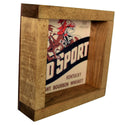 Derby Vintage Old Sport Bourbon Shadowbox Art