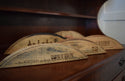 In This Kitchen We Drink Bourbon Barrel Head Shelf Sitter Sign