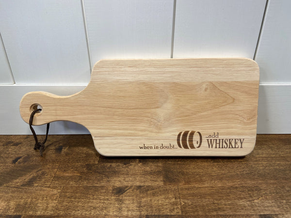 When in Doubt Add Whiskey Cheese Board