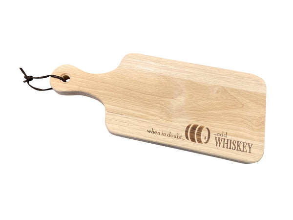 When in Doubt Add Whiskey Cheese Board