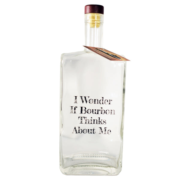 I Wonder If Bourbon Thinks About Me Decanter