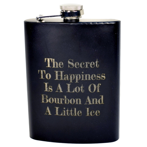 The Secret to Happiness is a Lot of Bourbon and a Little Ice Flask