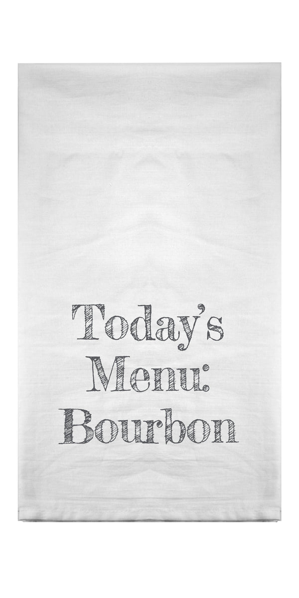 Today's Menu Bourbon Flour Sack Towel