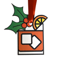 Holiday Old Fashioned Wooden Ornament