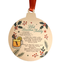 Hot Bourbon Toddy Recipe Ornament
