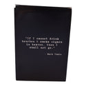 Mark Twain Quote Leather Flask