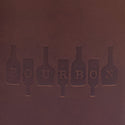 Bourbon on Bottles Leather Flask