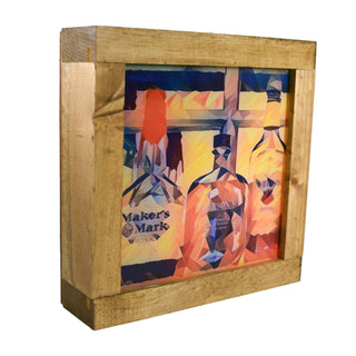 Bourbon Bottles Favorites Deco Light Up Shadowbox