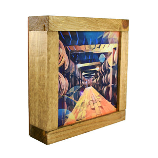 Bourbon Rick House Classic Deco Light Up Shadowbox