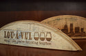 Louisville Skyline Barrel Head Shelf Sitter Sign