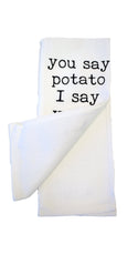 You Say Potato I Say Vodka Tea Towel