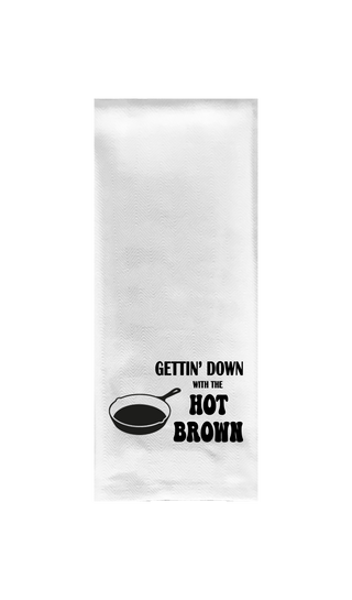 Gettin' Down with the Hot Brown Tea Towel