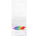 Derby Horses in Rainbow Printed Color Tea Towel