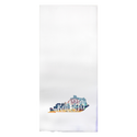 Derby Scene with Kentucky Script Printed Color Tea Towel
