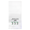 Just Here for the Juleps Printed Color Tea Towel
