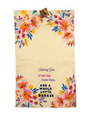 Kentucky Girls Class Sass Badass Color Tea Towel