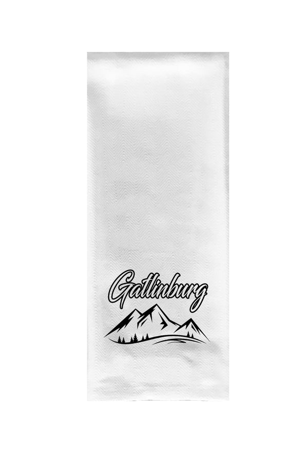 Gatlinburg Skyline Tea Towel