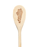 Kentucky Script Wooden Spoon