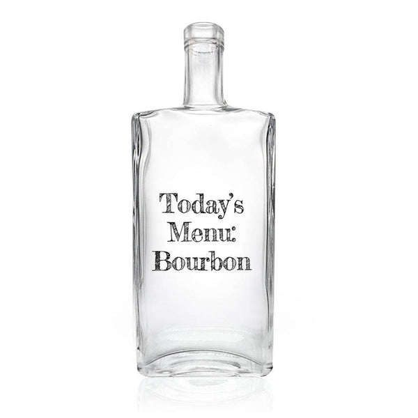 Today's Menu Bourbon Decanter
