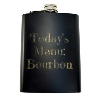 Today's Menu Bourbon Flask