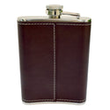 Humphrey Bogart Quote Leather Flask