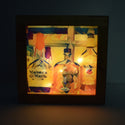 Bourbon Bottles Favorites Deco Light Up Shadowbox