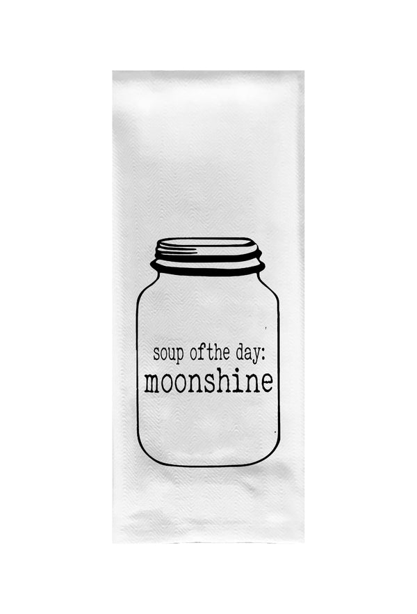 Soup of the Day Moonshine Tea Towel